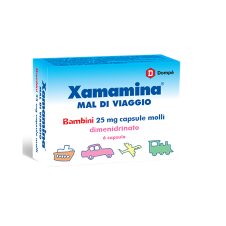 XAMAMINA MAL DI VIAG  Bambini 6 Capsule            